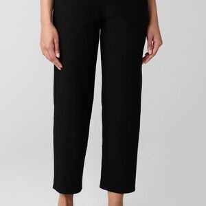 Eileen Fisher Black Straight Leg Pants